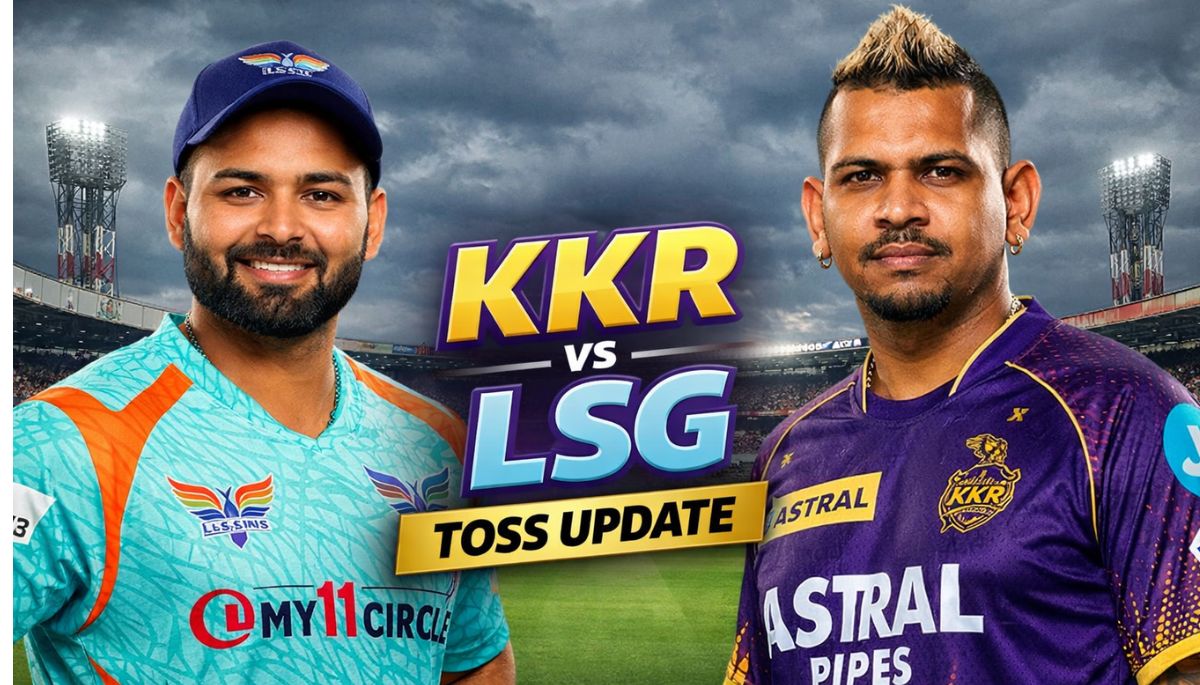 kkr vs lsg toss update eden gardens kolkata weather