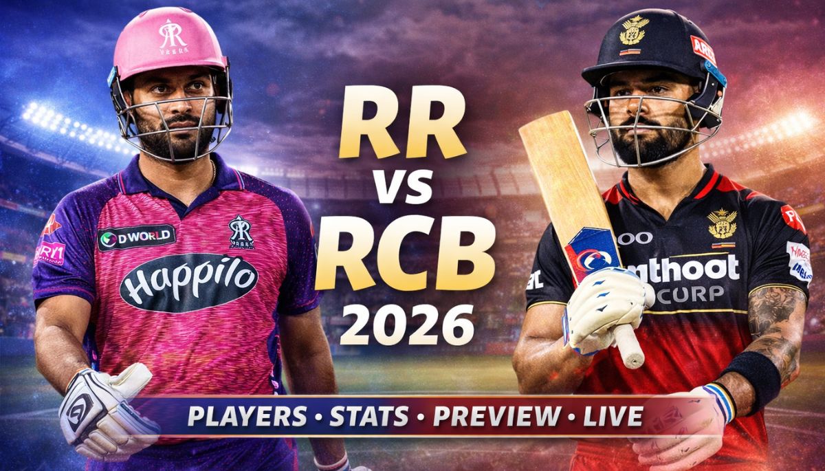 Rajasthan Royals vs Royal Challengers Bengaluru players RR RCB 2026 match preview royals vs royal challengers rcb versus rr