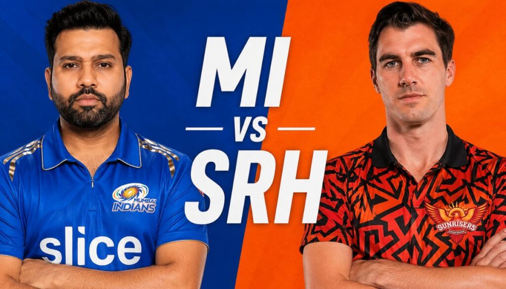 Current image: MI vs SRH match preview players IPL 2026