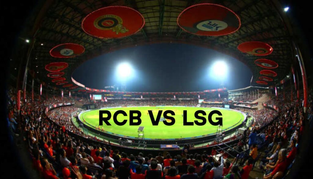 RCB vs LSG IPL 2026 match at M Chinnaswamy Stadium Bangalore
