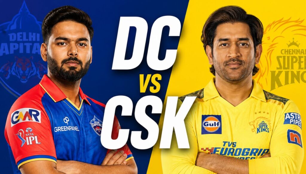 Current image: DC vs CSK players IPL match preview